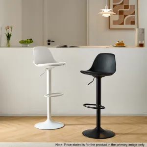 Linspire Perch Height Adjustable Bar Chair, Black