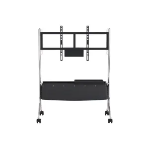 Linspire Trend Rolling TV Stand with Storage, Height Adjustable