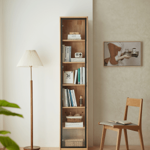 Linspire Ventus Bookcase with Glass Door, Small