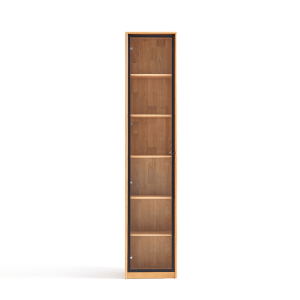 Linspire Ventus Bookcase with Glass Door, Small