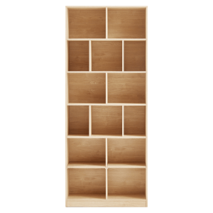 Linspire Noble Bookcase, 79x30x194cm, Natural