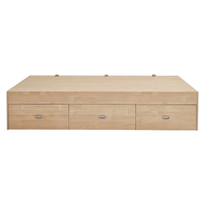 Linspire Royale Bed Base with Storage Drawers, 150x190cm, Natural