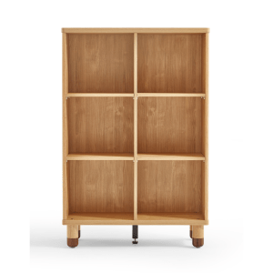 Linspire Horizon Kids 6 Cube Bookcase, Natural