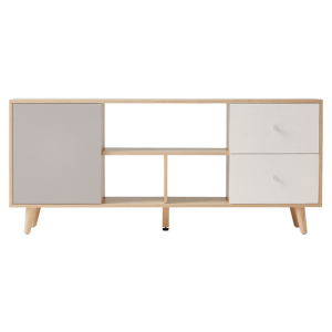 Linspire Juniper Sideboard, Grey and White and Natural