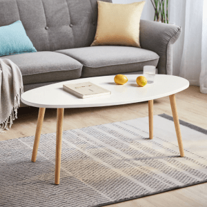 Linspire Juniper Coffee Table, Natural & White