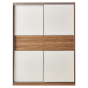 Linspire Odyssey Wardrobe, Walnut & White