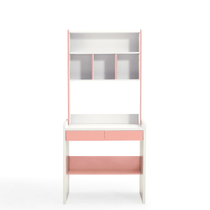 Linspire Sprout Kids Desk with Storage Shelf, Pink