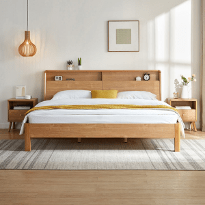 Linspire Aspire Queen Bed Frame with Storage Headboard