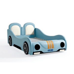 Linspire Herbie Car Styling Kids Bed Frame, 150x200cm, Blue
