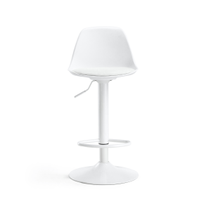 Linspire Perch Height Adjustable Bar Chair, White