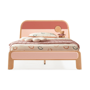 Linspire Berry Solid Wood Kids Bed Frame, 150x200cm, Pink