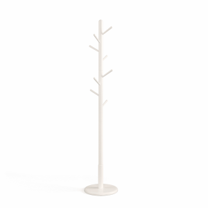 Linspire Juniper Solid Wood Clothes Rack, White