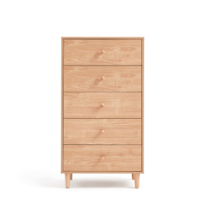 Linspire Fresko Chest of 5 Drawers, Natural