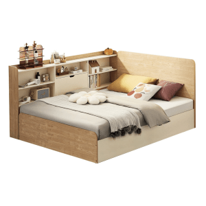 Linspire Juniper Small Double Bed Frame with Shelving Unit