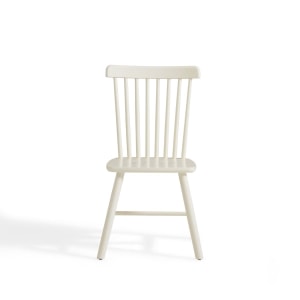 Linspire Ventus Solid Wood Dining Chairs, Set of 2, White