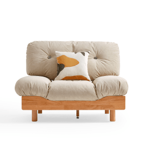 Linspire Sienna 1 Seater Sofa, Natural & Sand White