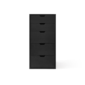 Linspire Amie Chest of 5 Drawers, Black