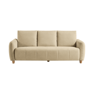 Linspire Aero 3-Seater Boucle Sofa, Beige