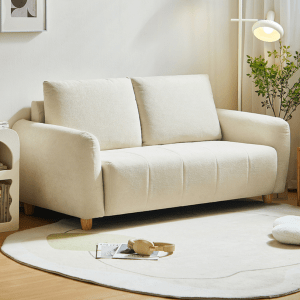 Linspire Aero 2-Seater Boucle Sofa, Off White