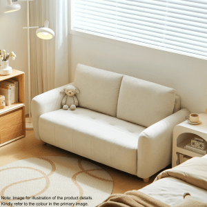 Linspire Aero 2-Seater Boucle Sofa, Beige