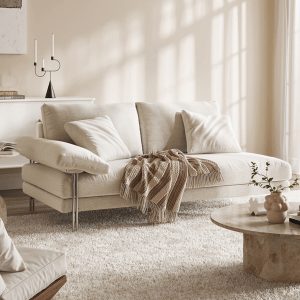 Linspire Echo 2.5-Seater Sofa, Off White