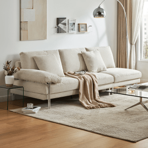 Linspire Echo 4-Seater Sofa, Off White