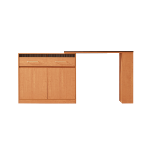 Linspire Meadow Extendable Glass Top Sideboard