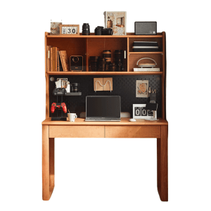 Linspire Radian Office Desk with Bookcase