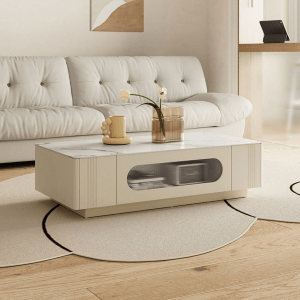 Linspire Spire Sintered Stone Top Coffee Table, Wide