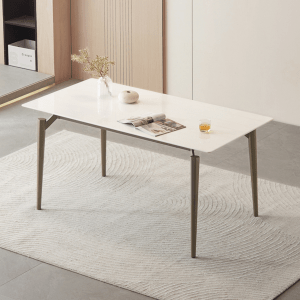 Linspire Xenon Glossy Sintered Stone Top Dining Table, 160x80cm