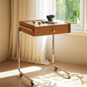 Linspire Zen Movable Side Table with Casters