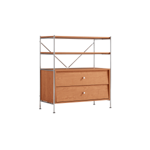 Linspire Zen Storage Rack with 2 Drawers and 2 Shelves