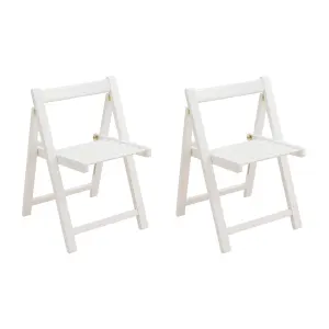 Loft Nordic Dining Chair, White, Set of 2