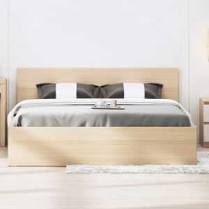 Loft Ensio Bed, Small-Double, 133.4x209x90cm, Light Wood