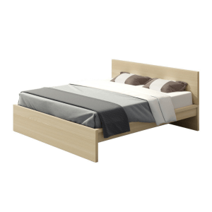 Loft Ensio Bed, Small-Double, 133.4x209x90cm, Light Wood