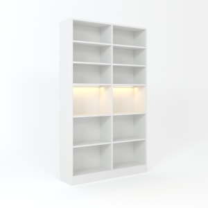 Loft Kiri Bookcase, 1.2m, White