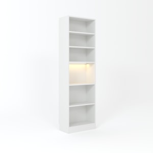 Loft Kiri Bookcase, 0.6m, White