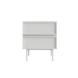 Loft Nora Bedside Table, Light Grey