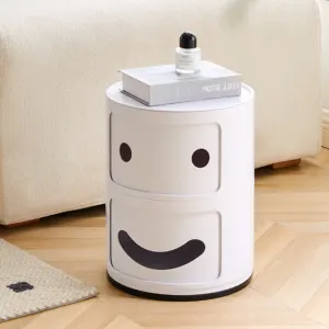 Fabio Novembre Componibili 2 Tier Smile Storage Unit Replica, White