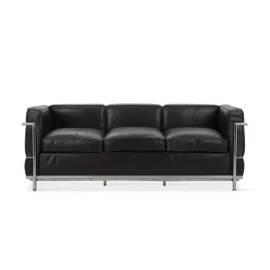 Le Corbusier LC2 Sofa Replica, 3-Seater