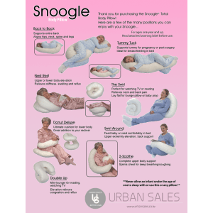 Snuggle Best Pregnancy Body Pillow with pillowcase