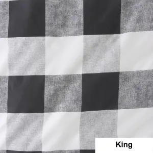 NU EDITION Alec Duvet Cover Set, Carbon, King
