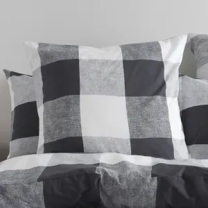 NU EDITION Alec European Pillowcase, Carbon