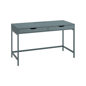 IKEA ALEX Desk, grey-turquoise, 132x58 cm