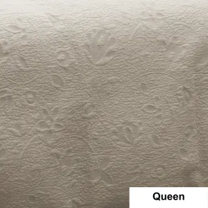 SAVONA Chantel Bedspread, Moonbeam, Queen
