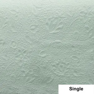 SAVONA Chantel Bedspread, Duckegg, Single