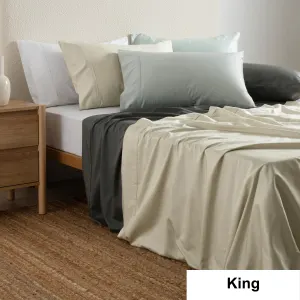 SAVONA 500T Bamboo Cotton Sheet Set, Indigo, King