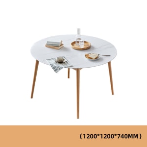 Solidwood Fuji Table, 120x74CM, Oak