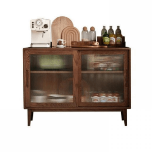 Solidwood Bailey Sideboard, 80x40x81CM, Black Walnut