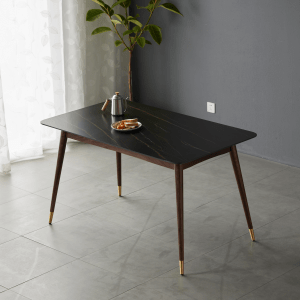 Solidwood Zephyr Dining Table with Sintered Stone Top